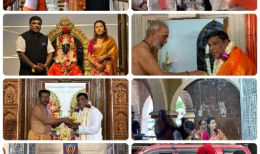 ವಿವಿಧ ದೇವಸ್ಥಾನಗಳಿಗೆ ಡಾ.ರಮೇಶ್ ಹಾಗೂ ಧರ್ಮಪತ್ನಿ ಭೇಟಿ ವಿಶೇಷ ಪೂಜೆ!