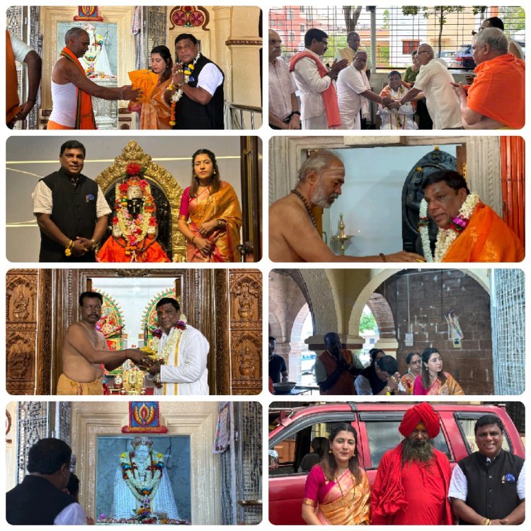 ವಿವಿಧ ದೇವಸ್ಥಾನಗಳಿಗೆ ಡಾ.ರಮೇಶ್ ಹಾಗೂ ಧರ್ಮಪತ್ನಿ ಭೇಟಿ ವಿಶೇಷ ಪೂಜೆ!