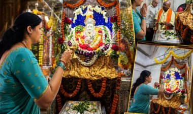 ಭಕ್ತಿ, ಶ್ರದ್ಧೆಯೊಂದಿಗೆ ಸಿದ್ಧರೂಢರ ದರ್ಶನ ಪಡೆದ ಜಿಲ್ಲಾಧ್ಯಕ್ಷೆ ಗೌರಮ್ಮಾ ಬಲೋಗಿ