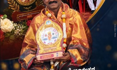 ಮಹಾನಗರ ಪಾಲಿಕೆ ಆಯುಕ್ತರ ಆಪ್ತ ಸಹಾಯಕ ಗಣೇಶ ಮಡಿವಾಳ ಗೆ ಪ್ರಶಸ್ತಿ ಪ್ರದಾನ!!