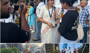 ದೆಹಲಿ ಪ್ರತಿಭಟನೆಯಲ್ಲಿ ಮಹಿಳಾ ಕಾಂಗ್ರೆಸ್ ಜಿಲ್ಲಾಧ್ಯಕ್ಷೆ ಗೌರಮ್ಮಾ ಬಲೋಗಿ ಭಾಗಿ: ಎಸ್‌ಐಆರ್‌ ರದ್ದತಿಗೆ ಆಗ್ರಹ